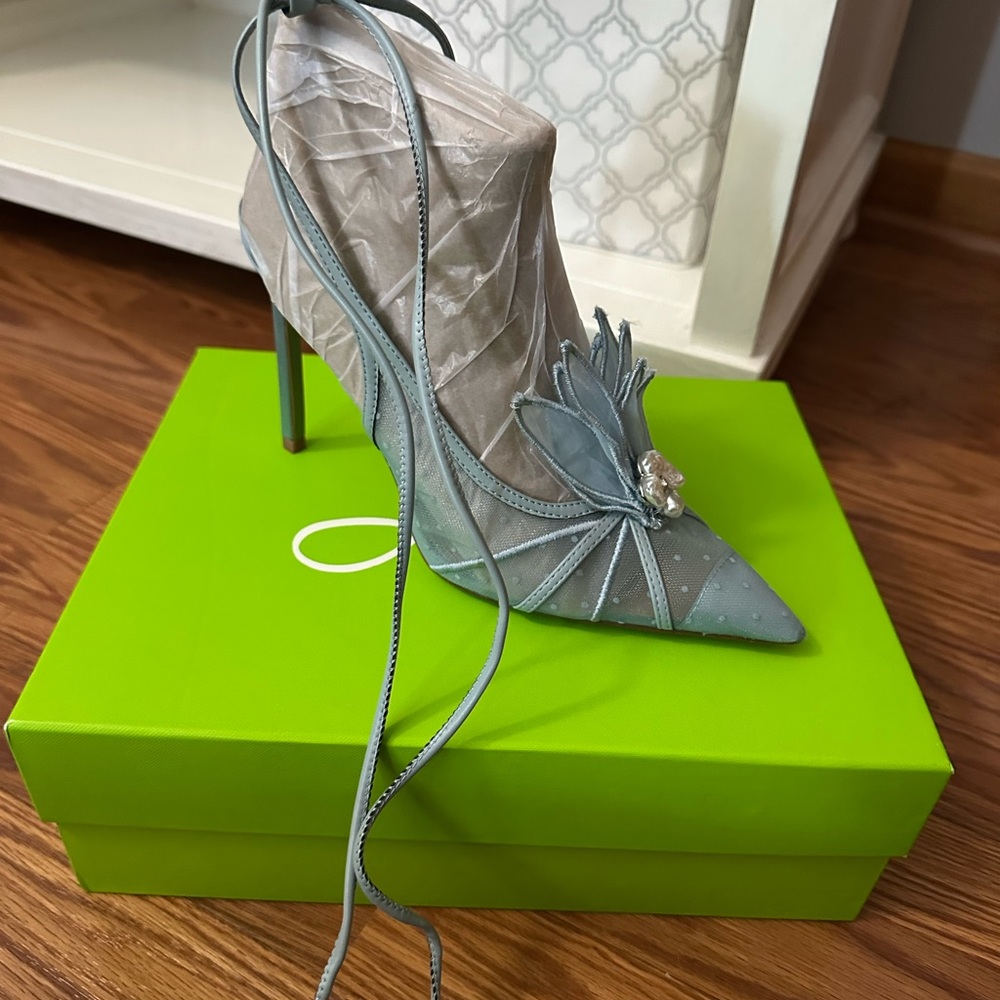 Elegant Blue Women's Heels